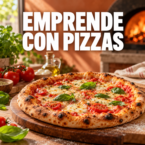 Emprende con pizzas + 2 bonos gana 800.000 al mes
